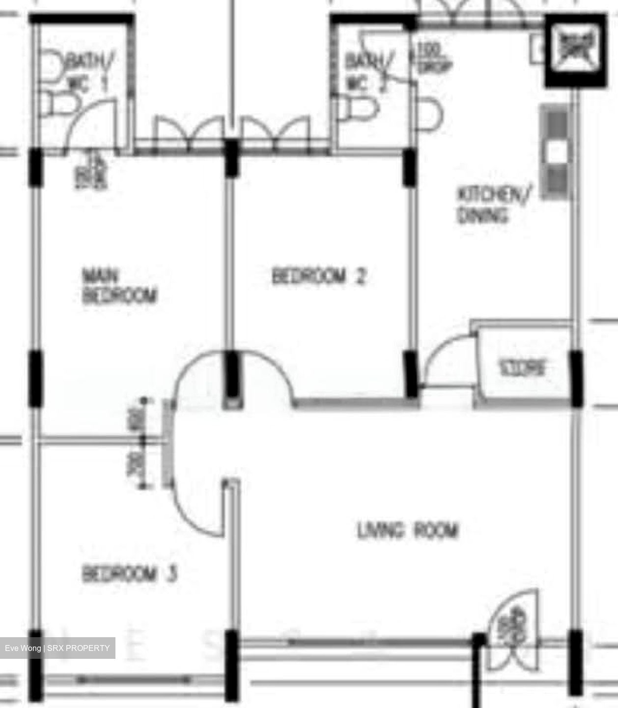 Blk 207 Serangoon Central (Serangoon), HDB 4 Rooms #564108591